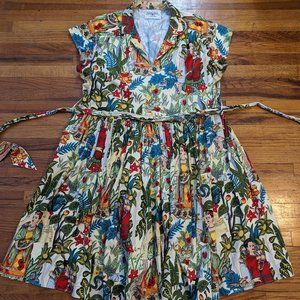 Smitten Kitten Elena Frida Viva Lavida Swing Dress 4X